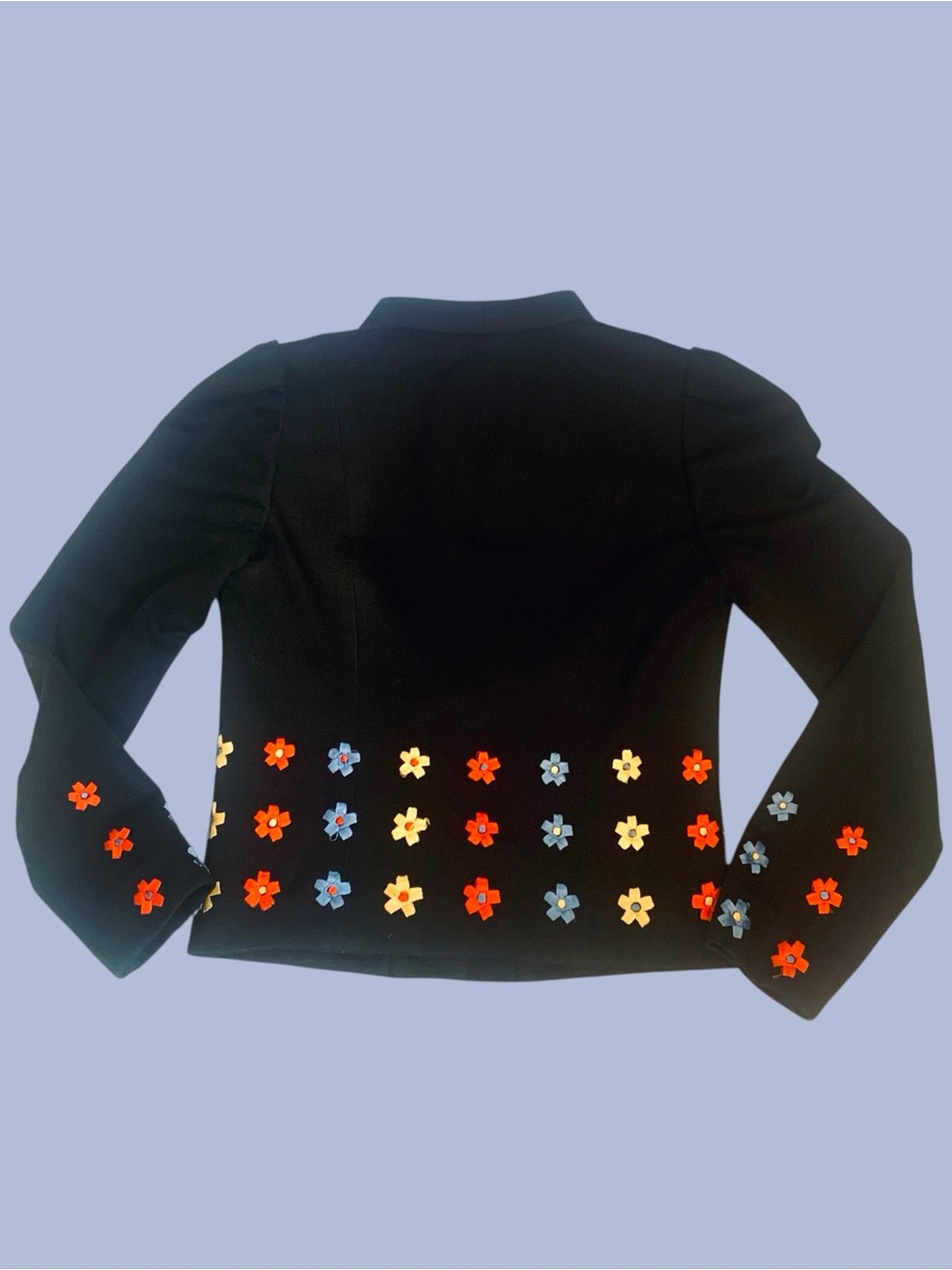 Black Mid-Century 2 Piece ‘Art to Wear’ Dressmaker Tel 26 Embroidered Suit - Picture 6 of 16